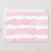 Valentinstag Rosa Goldgold Einhornmädchen Foto Einladung (Rückseite)