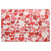 Valentinstag Rosa Herzen Stoff (Yard (91,4 cm))