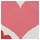 Valentinstag Rosa Herzen Stoff (Nahaufnahme)