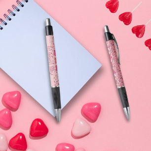 Valentinstag rosa Herzstift Kugelschreiber
