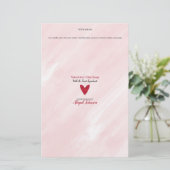 Valentinstag 💖 rosa Seifenwrap Papier (Stehend Vorderseite)