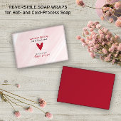 Valentinstag 💖 rosa Seifenwrap Papier
