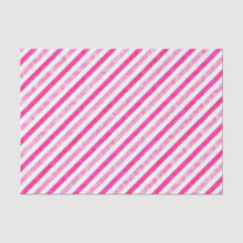 Valentinstag - rosa Streifen Shimmer Seidenpapier