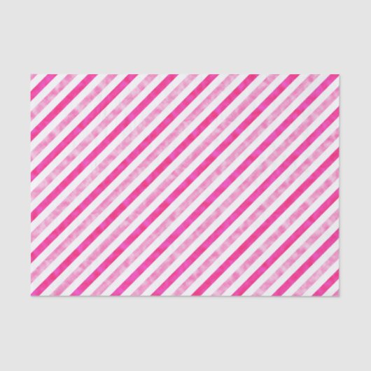 Valentinstag - rosa Streifen Shimmer Seidenpapier (Vorderseite)