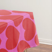 Valentinstag-Rosa und rotes Herz-Muster-Party Tischdecke (Beispiel)