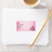 Valentinstag Rose Adressaufkleber (Insitu)