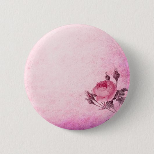 Valentinstag Rose Button (Vorderseite)