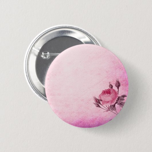 Valentinstag Rose Button (Vorne & Hinten)