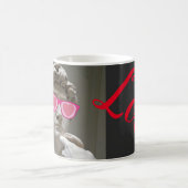 Valentinstag Rose farbige Brillen Kaffeetasse (Mittel)