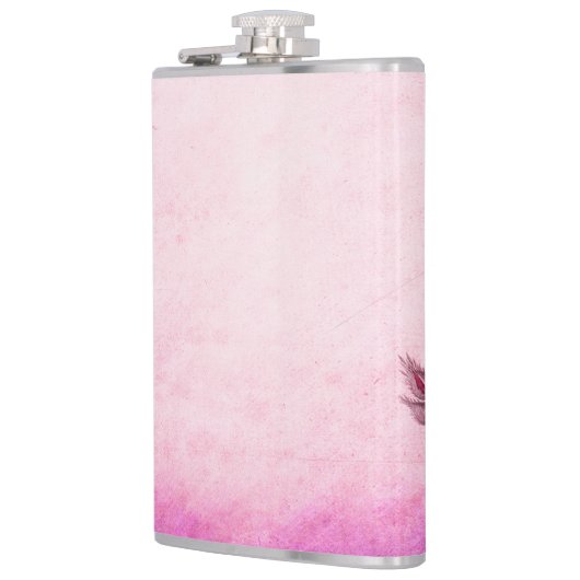 Valentinstag Rose Flachmann (Links)