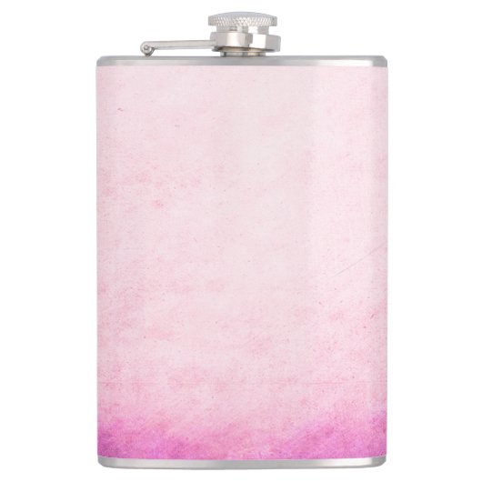 Valentinstag Rose Flachmann (Vorderseite)