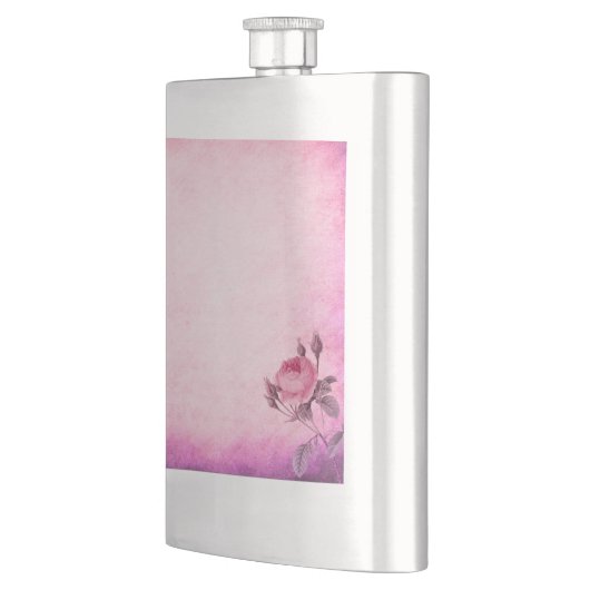 Valentinstag Rose Flachmann (Links)