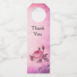 Valentinstag Rose Flaschenanhänger