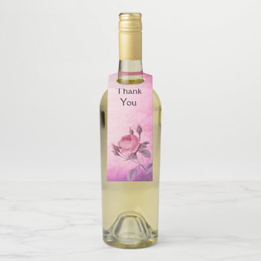 Valentinstag Rose Flaschenanhänger (Auf Flasche)