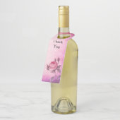 Valentinstag Rose Flaschenanhänger (Angewinkelt)