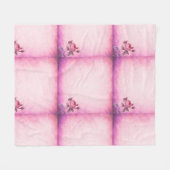 Valentinstag Rose Fleecedecke (Vorderseite (Horizontal))