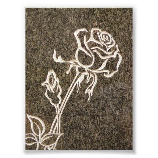 Valentinstag Rose Foto Print (Vorne)