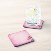 Valentinstag Rose Getränkeuntersetzer (Rechte Seite)