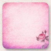 Valentinstag Rose Getränkeuntersetzer (Vorderseite)