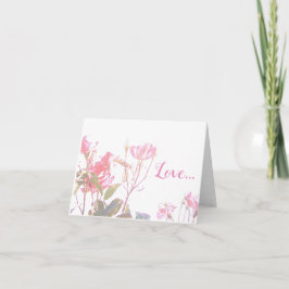 Valentinstag Rose Grußkarte Karte