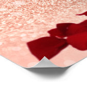 Valentinstag Rose Herz Bouquet - Plakatwerbung Poster (Ecke)