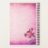 Valentinstag Rose Notizblock (Rückseite)