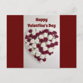 Valentinstag-Rose Postkarte (Vorderseite)