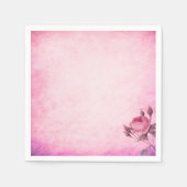 Valentinstag Rose Serviette (Vorderseite)