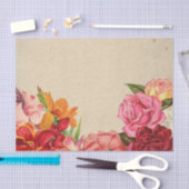 Valentinstag Rose und andere Blume Seidenpapier (Handwerk)