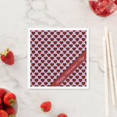 Valentinstag Rot & Rosa Herzmuster Napkins Serviette (Beispiel)