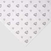 Valentinstag (rot) Schottischer Hund (schwarz) Nie Seidenpapier (Ausschnitt)