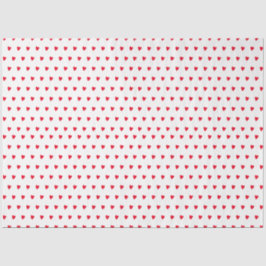 Valentinstag Rot und Weiß Herz Seidenpapier