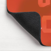 Valentinstag Rot Whimsical Geometrisch Abstrakt Mousepad (Ecke)