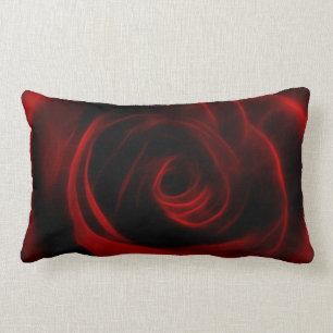 Valentinstag rote Rose Lendenkissen