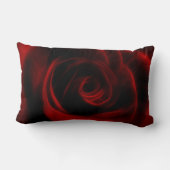 Valentinstag rote Rose Lendenkissen (Rückseite)