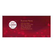 Valentinstag Rotes Gold - Bonbonrabatt Werbekarte (Hinten)