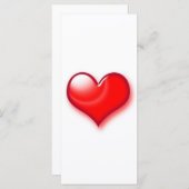 Valentinstag Rotes Herz (Vorne/Hinten)