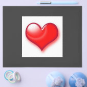 Valentinstag Rotes Herz Flyer (Einzeln)