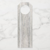 Valentinstag Rotes Herz Moderne rustikale LIEBE Ho Flaschenanhänger (Rückseite)