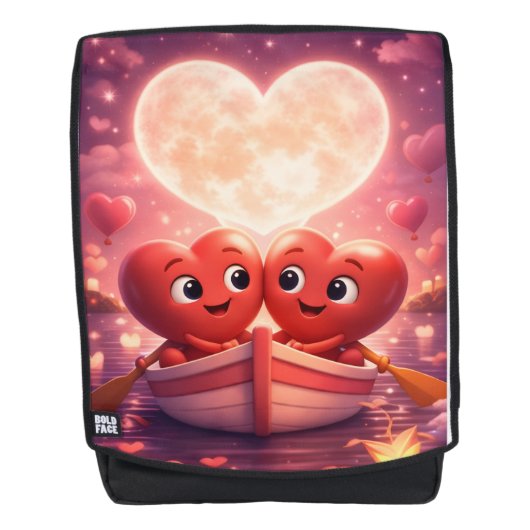 Valentinstag Rucksack (Vorderseite)