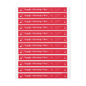 Valentinstag-Rücksendeadresse für benutzerdefinier (Bogen)