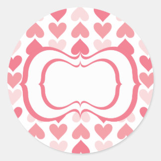 Valentinstag Runder Aufkleber