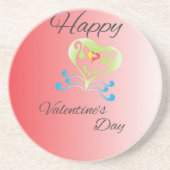 Valentinstag Sandstein Untersetzer (Vorne)