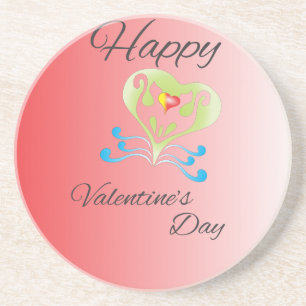 Valentinstag Sandstein Untersetzer