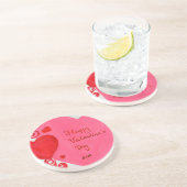 Valentinstag Sandstein Untersetzer (Seite)