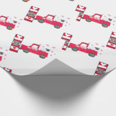 Valentinstag Schaf Geschenkpapier (Ecke)