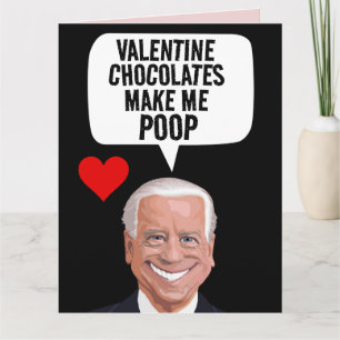 VALENTINSTAG-SCHERZ-JOE-BIDEN-KOTKARTE KARTE