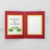 Valentinstag-Schildkrötegrußkarte Feiertagskarte (Innenseite)