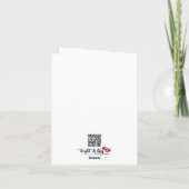 Valentinstag Schlüssel zu meinem Herzen Karte (Rückseite)