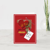 Valentinstag Schlüssel zu meinem Herzen Karte (Vorderseite)
